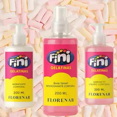 1 Kit Feminino Body Splash Fini com gliter 200Ml + 1 Hidratante 200ML + 1 Sabonete 200Ml