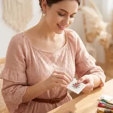 Chaveiro para ser bordado em ponto cruz embroidery cross stitch para trabalhos manuais Costura Presente