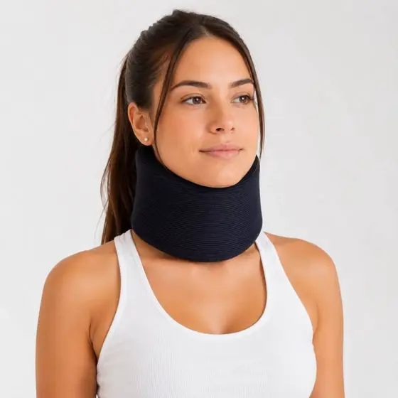 Colar Cervical Rígido em Espuma Ortopédico para Suporte e Conforto