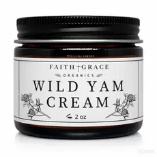 Creme De Inhame Selvagem Faith and Grace Organics Para Mulheres , Equilíbrio De Hormonal Orgânico , PMS , Menopausa & am