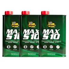 Aditivo Combustível Diesel Bardahl Max S10 500ml Kit 3 Un.