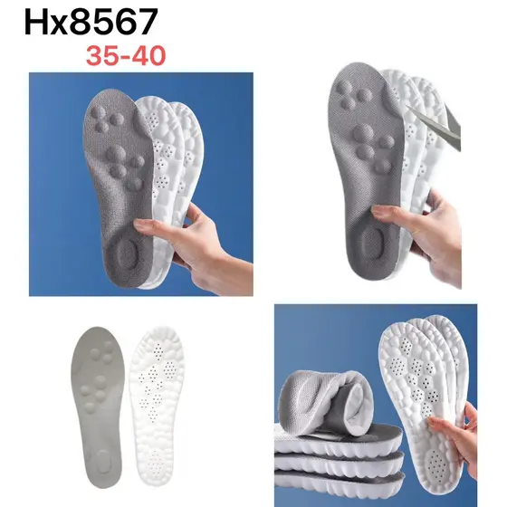 Palmilha de Conforto com Massagem e Amortecimento 8566 8567