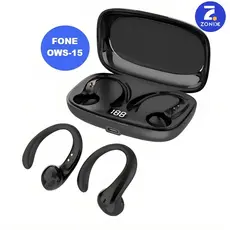 OWS-15 Fone De Ouvido Sem Fio Bluetooth 5.3 Com Microfones Alta Fidelidade Som Estéreo Toque Inteligente Esportes Zonix