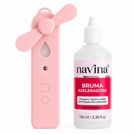Nano com Ventilador e Bruma Navina para Extensão e Alongamento de Cílios