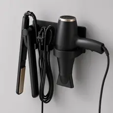 Suporte De Parede Secador E Chapinha Babyliss Organizador De Salão Banheiro Com Suporte Para Cabos
