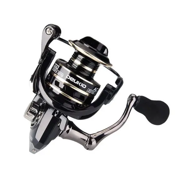 Carretel de Pesca Metálico - Molinete para Pesca Marítima com Rolamento Suave