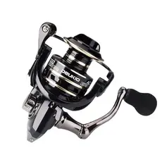Carretel de Pesca Metálico - Molinete para Pesca Marítima com Rolamento Suave