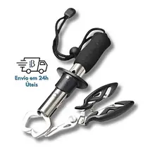 Conjunto De Ferramentas De Pesca De 2 Peças-Alicate E Pinça De Peixe Com Acessórios Bônus