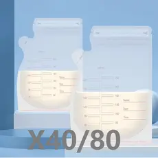made Kit 20/40/80 Un Saco Saquinhos Congelar Leite Maternidade Bebê