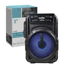 Caixa De Som Portátil Sem Fio Bluetooth GTS 1346  Potente Com Luz LED Frete Rápido Promocional
