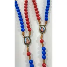 Kit 2 Terços Sagrado Coração De Jesus E Imaculado Coração Maria