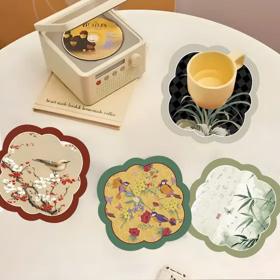 Novo tapete de chá Zen chinês tapete de mesa porta-copos de chá Placemat Diatom lama dreno esteira de chá absorção de ág