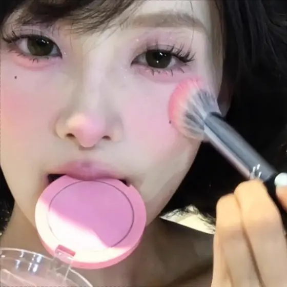 Cor de leite de morango coreano!Herorange Blush Air Shrink Expansion Damasco 2025 Novo estilo em promoção
