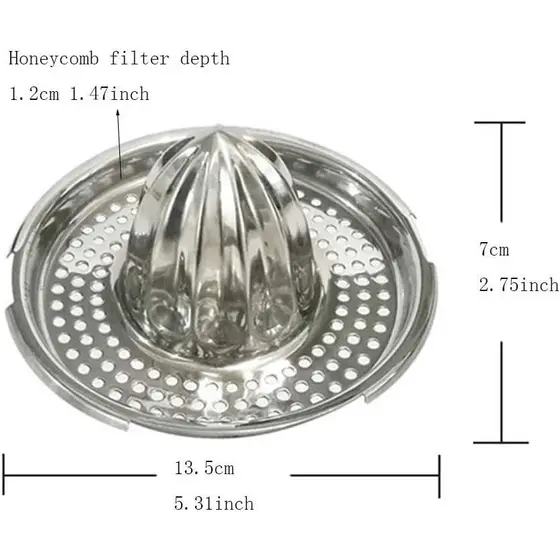 Espremedor De Limão Em Aço Inoxidável , Com Recipiente De Tigela Para Laranjas , Frutas , Suco Caseiro Na Cozinha