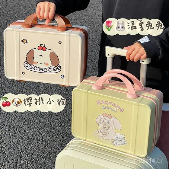 Novo modelo de maleta de maquiagem, maleta de viagem feminina portátil de grande capacidade, pode ser pendurada como bag