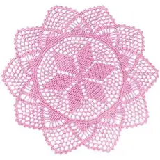 Crochê Linda Flor Renda Mesa Doilies Loja Vasos Tapetes Toalha De Cozinha Prato Tapete Feito À Mão Guardanapo Placemats