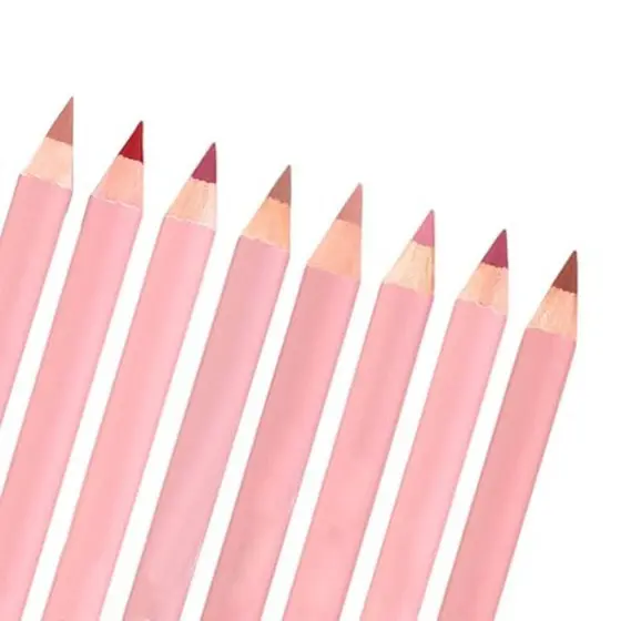 Kit De Delineador Labial | Cosméticos Naturais De Longa Duração Para Viagens Em Casa , Dia E Noite , Casamento , Inverno