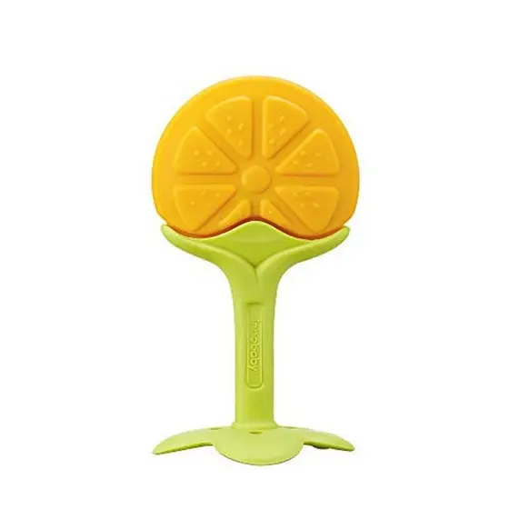 Innobaby Original Teethin Smart EZ Grip Mordedor De Frutas E Brinquedo Sensorial Para Bebês Crianças Pequenas Em Vermelh