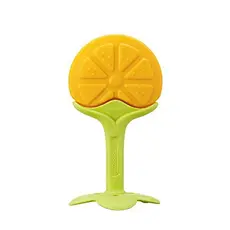 Innobaby Original Teethin Smart EZ Grip Mordedor De Frutas E Brinquedo Sensorial Para Bebês Crianças Pequenas Em Vermelh