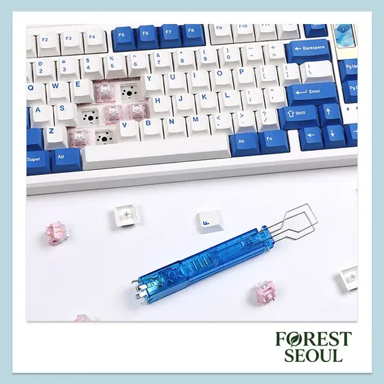 [MONSTARGEAR] Extrator De Tecla E Interruptor 2 Em 1 | Ferramenta De Teclado Mecânico De Fio Retrátil Navios Da Coreia
