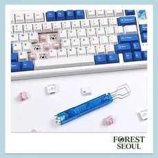 [MONSTARGEAR] Extrator De Tecla E Interruptor 2 Em 1 | Ferramenta De Teclado Mecânico De Fio Retrátil Navios Da Coreia