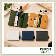 [CUECLYP] Carteira Para Passaporte À Prova D'água Reciclada | 5 Cores Viagem Sustentável Fabricado Na Coreia