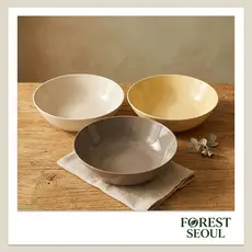 [DAISO Korea] Tigela De Melamina 19cm | Leve Inquebrável Prato Seguro Para Crianças Durável Vibe De Talheres Pastel Mini