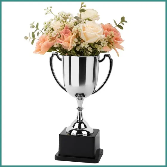 Vasos De Peça Central Para Mesa , Prêmio Criativo , Formato De Copo , Decoração Clássica , Vaso De Fazenda Exibição , Sa