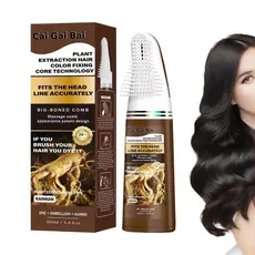 Cobertura Cinza Retoque Original Tintura De Cabelo Cor Com Pente De Longa Duração Para Casa Salão De Beleza Viagem Festa