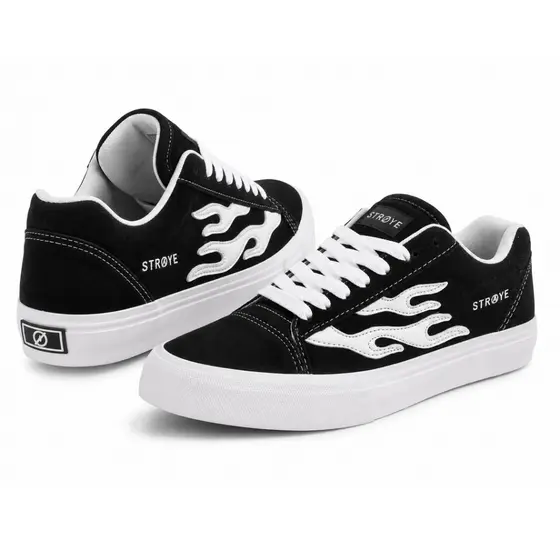 Tenis Unissex Casual Fogo Flame Urban Cano Baixo Confortavel Skate