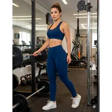 Legging Feminina Treino Academia Crossfit Zero Transparencia Cós Alto, Garotta Marotta Fitness