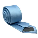 Gravata Azul Serenity Slim 100% Poliester, padrinhos, casamentos e formaturas