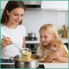 Filtro De Malha Fina Com Alça Profissional De Aço Inoxidável Longa Para Cozinhar Filtros yontebr