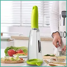 Tipo De Armazenamento Criativo Descascador De Frutas Aço Inoxidável Com Caixa Gadget De Cozinha Para Descascar E yontebr
