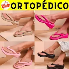Chinelo Plataforma Tamanco Ortopédico Nuvem Feminino Sandália Pronta Entrega