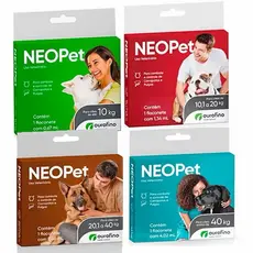 NeoPet Cães Todos os Pesos AntiPulgas e Carrapatos OuroFino Pet