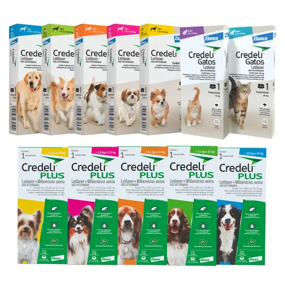 Credeli Cães e Gatos - Antipulgas e Carrapatos Original Elanco - Todas Apresentações
