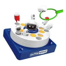 Jogo Pescaria De Astronauta Com Som E Movimento Lançador De Foguete Brinquedo Infantil Educativo