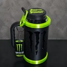 kit Porta Lata Energético 473 ml + Abridor + Tampa Garra