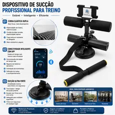 Aparelho Abdominal Exercícios Equipamento Abdominal com Ventosas e Corda Elástica Exercícios em Casa De Abdominais