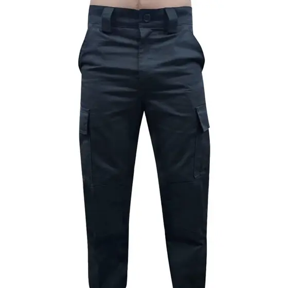 Calça Cargo Tática Preta Militar Rip Stop Vigilante 6 Bolso