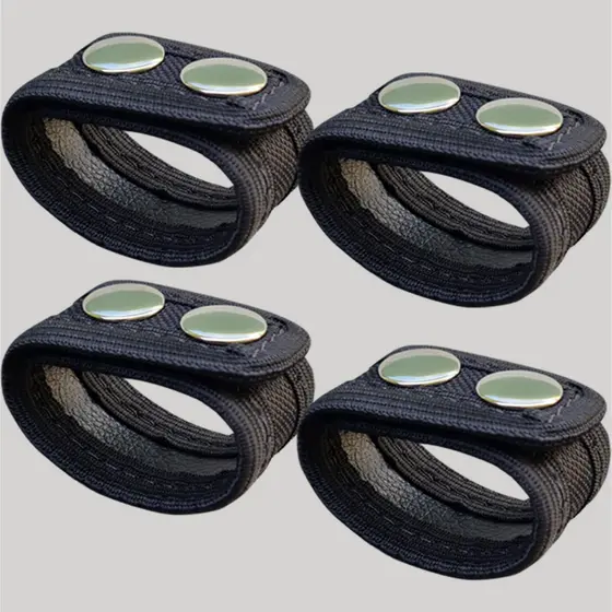4 Presilhas Para Cinto Tático - Nylon Padrão Pm Cromada