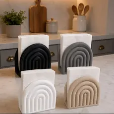 Porta Guardanapo Decorativo Minimalista Moderno Organizador de Mesa Cozinha Sala de Jantar