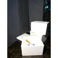 Kit 12 Caixas Térmica de Isopor 250ml para medicamento insulina ou alimentos