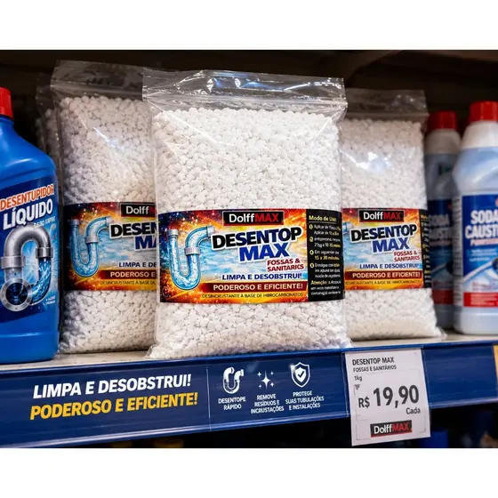 Desentupidor de Vaso Pia Caixa de Gordura Cozinha Ação Imediata