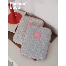 Fanhua sussurro estilo coreano Floral Tablet proteção saco de armazenamento feminino 37cm ipad saco forro portátil à pro