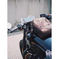 Retro motocicleta motocicleta cera de óleo à prova dwaterproof água magnética liberação rápida ciclismo tanque combustív