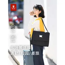 Novo estilo bolsa forro para Laptop bolsa de ombro feminina leve preta fofa gamebook à prova de choque 53cm matebook47cm
