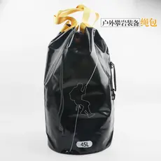 Saco de corda de escalada ao ar livre aventura buraco equipamento de exploração mochila de armazenamento profissional re