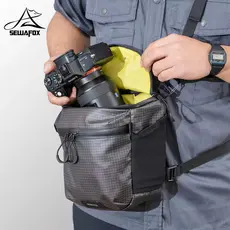 2026 novo estilo bolsa para câmera portátil ao ar livre mensageiro forro bolsa de ombro para câmera à prova d'água Micro